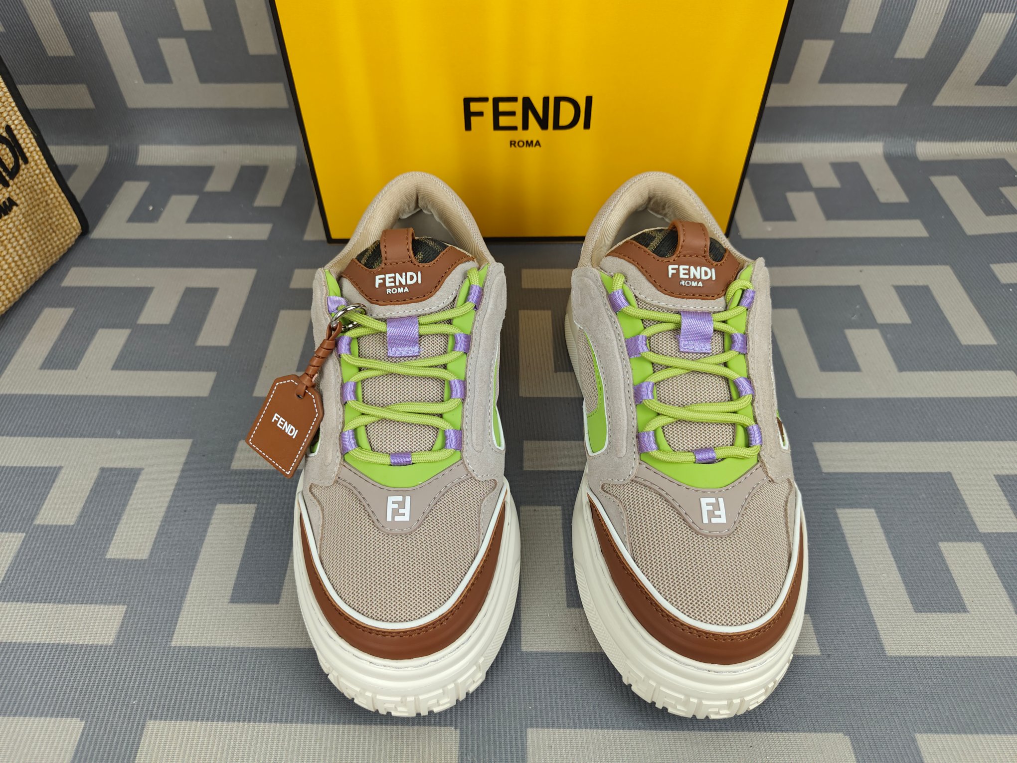 Fendi Style Leather Men's Shoes Lookbook Reference image 1