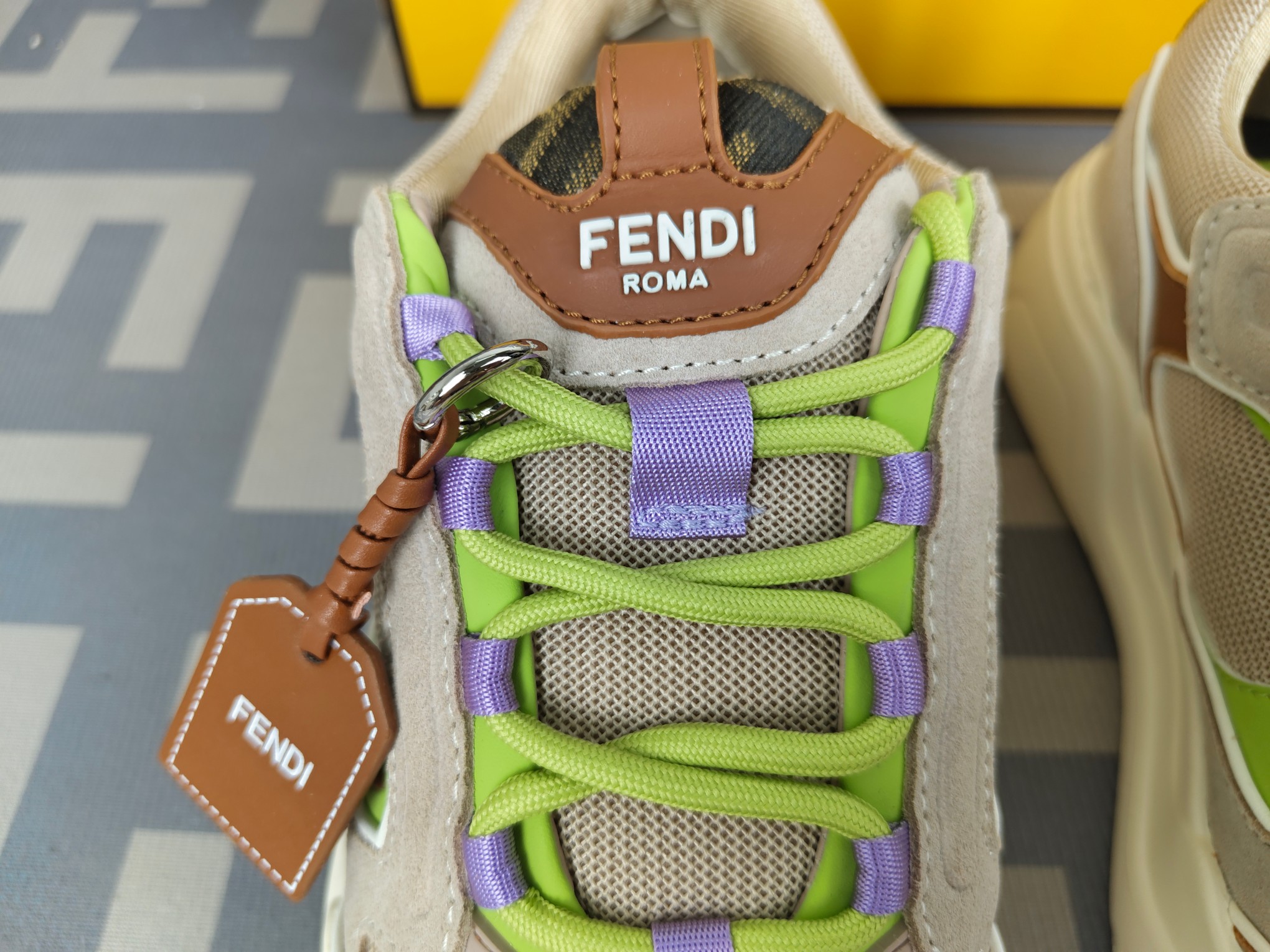 Fendi Style Leather Men's Shoes style reference detail image 3 from source 781876