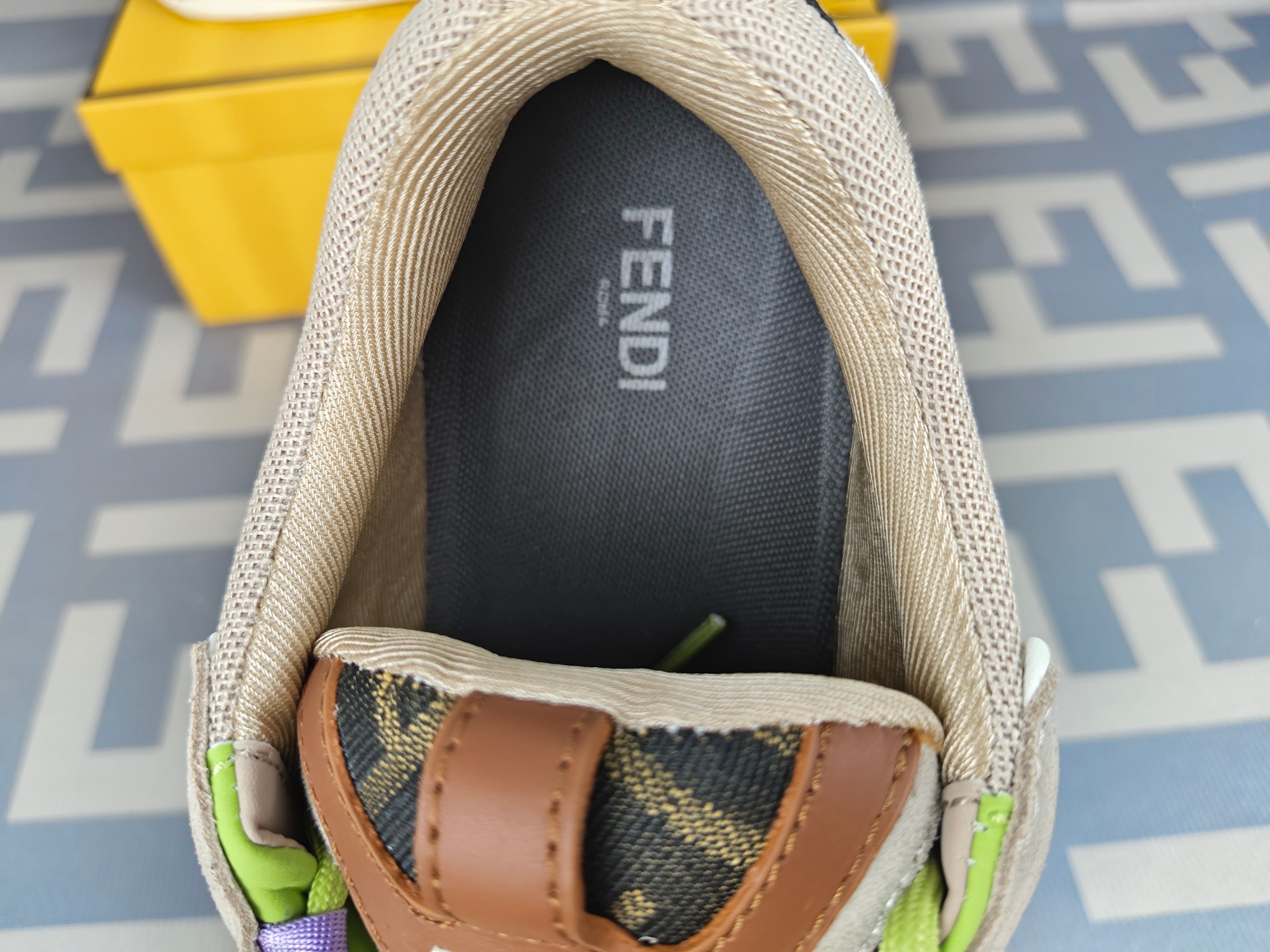 Fendi Style Leather Men's Shoes style reference detail image 7 from source 781876