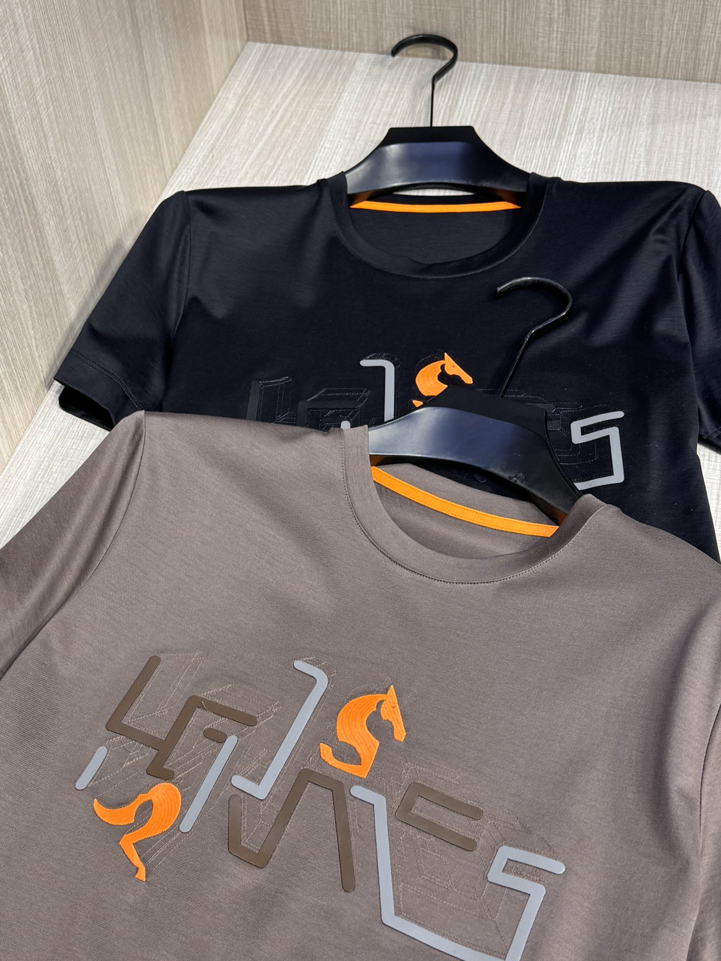 High-End 3D Geometric T-Shirts with Quality Embroidery and Premium Fabrics
