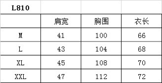 ，型号L810#，🧐模特图➕尺码表数据