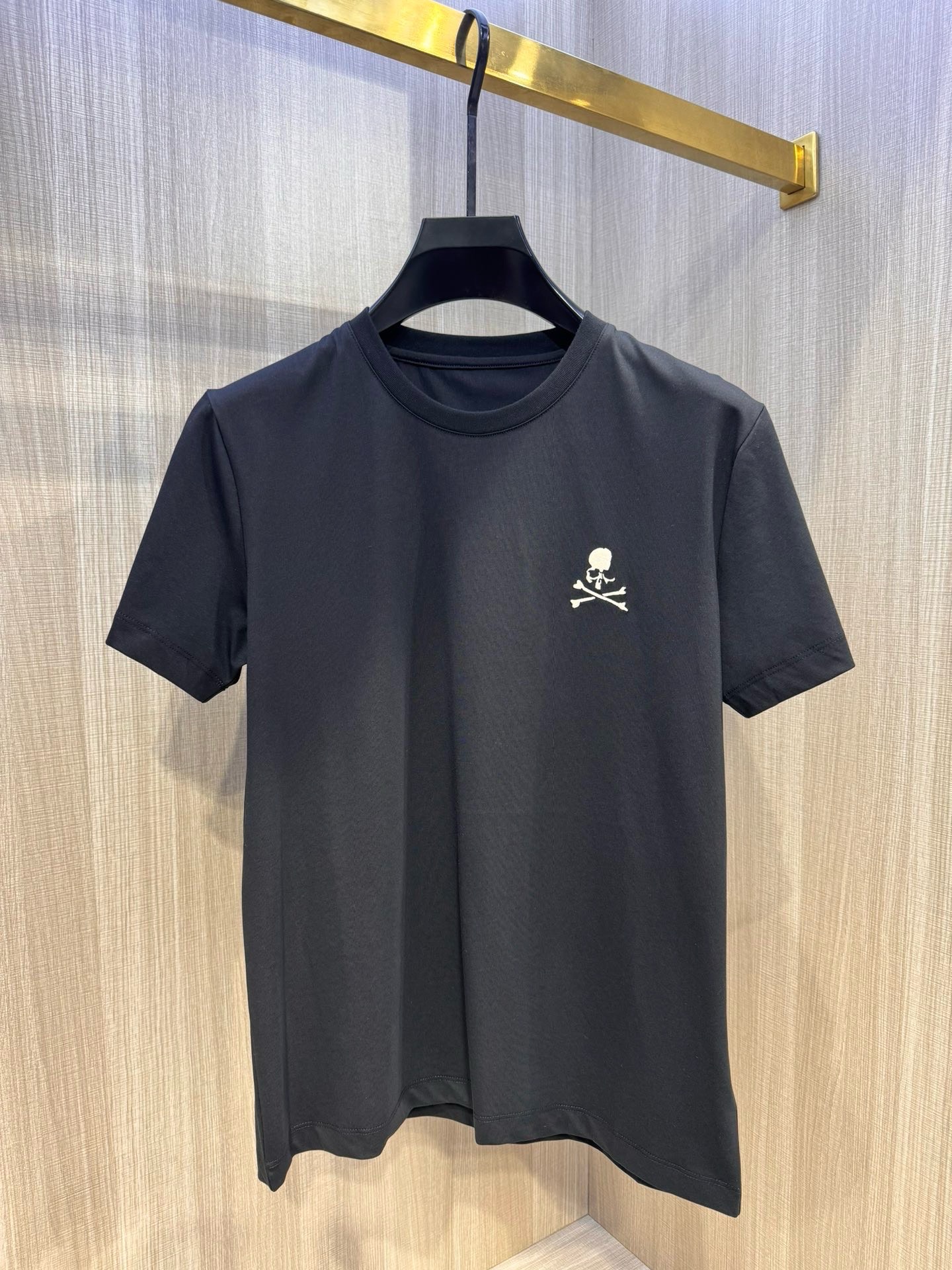 型号L702#，MMJ 2026春夏最新骷髅头绣标男士圆领短袖T恤衫，（是街头的专署,更是时尚,奢侈,高