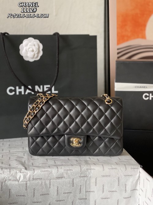 Chanel Classic Flap Bag, Medium Size, Luxurious Quilted Leather 1 Chanel Classic Flap Bag, Medium Size, Luxurious Quilted Leather