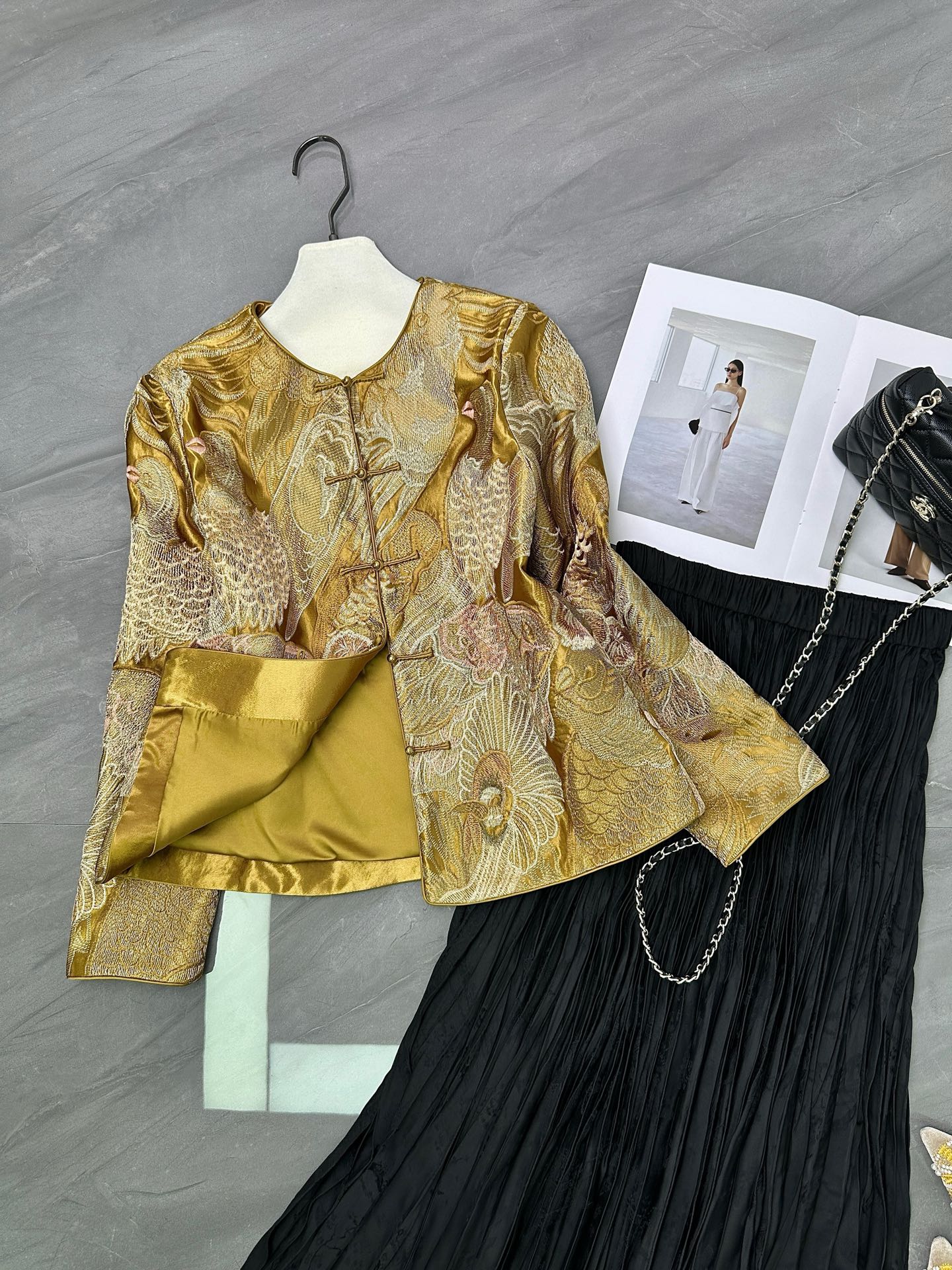 Elegant Embroidered Jacket, Handmade Frog Closures, High-Quality Fashion, S-XXL 3 i1758097983251 4553 0 1