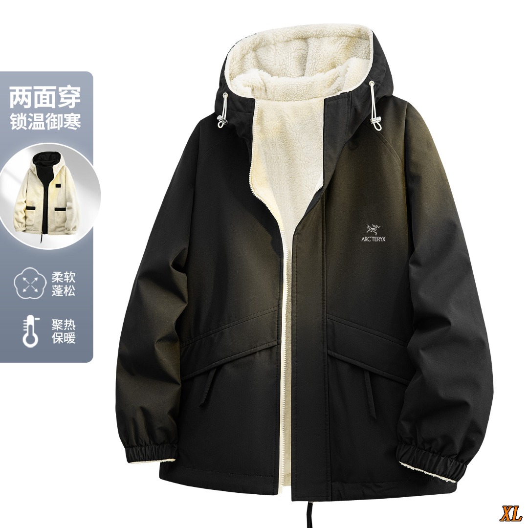 P180 ARC’TERYX始祖鸟 独家实拍上新冬季高品质连帽棉服夹克羊羔绒潮流户外两面穿冲锋衣男女外套防风防水登山运动加厚棉衣,本季主打,货源充足,放心主推,高端品质,经典设计,做工出色,经典百搭,上身效果极佳