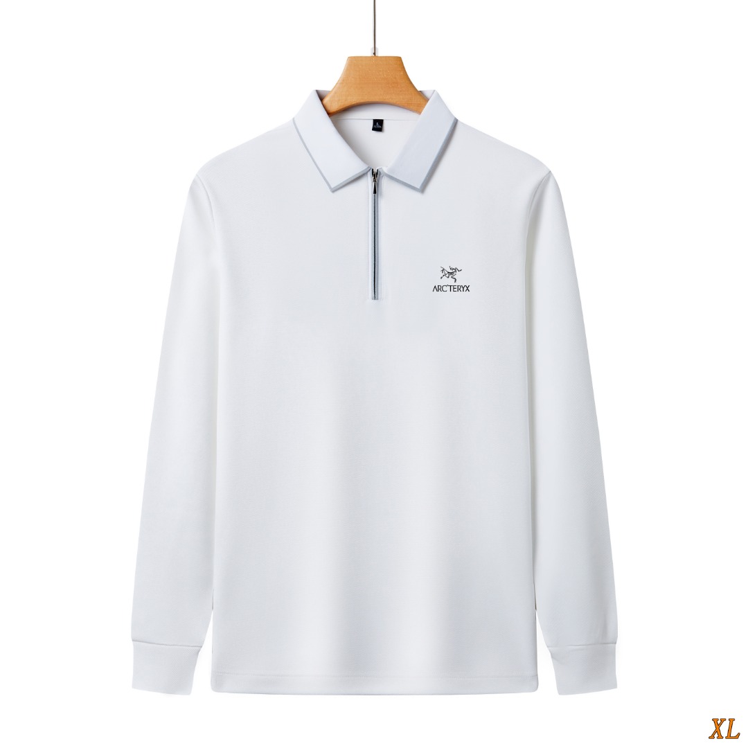 P105 ARC’TERYX始祖鸟 独家实拍上新秋季高品质上衣T恤POLO衫230克亲肤绒拉链拼色翻领长袖,本季主打,货源充足,放心主推,高端品质,经典设计,做工出色,经典百搭,上身效果极佳