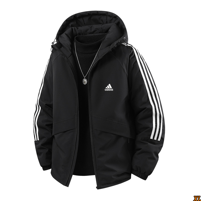 P180 阿迪达斯 独家实拍上新冬季高品质三条杠棉衣爆款加厚保暖连帽棉服外套,本季主打,货源充足,放心主推,高端品质,经典设计,做工出色,经典百搭,上身效果极佳