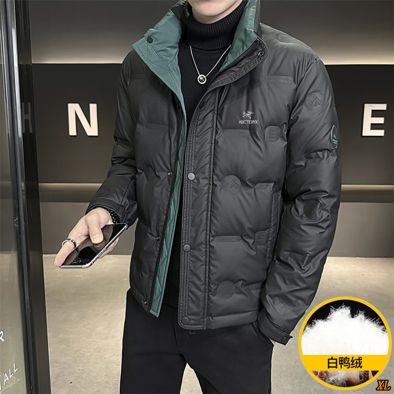 P250     ARC’TERYX始祖鸟       独家实拍上新冬季高品质白鸭绒加厚保暖时尚立领休闲轻百搭冷抗寒羽绒外套，本季主打，货源充足，放心主推，高端品质，经典设计，做工出色，经典百搭，上身效果极佳