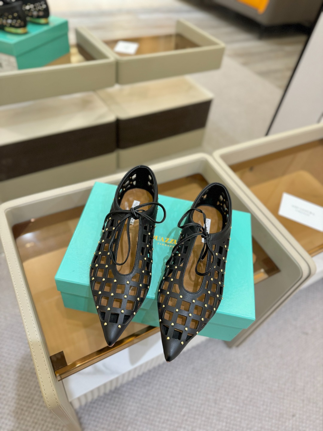 
  2025 春夏款 
𝘼𝙦𝙪𝙖𝙯𝙯𝙪𝙧* 菠萝🍍
 Gatsby Sling 平底凉鞋  
ʚɞ  