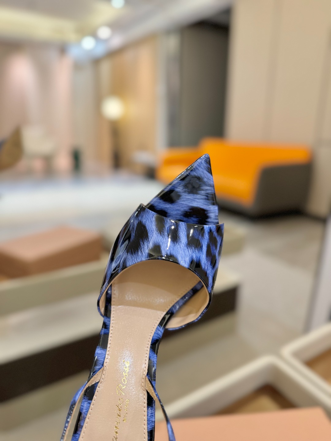
gianvito rossi 
👠2025新款凉鞋
顶级版本
代购品质
🐆✨这双尖头高跟凉鞋，把野性与