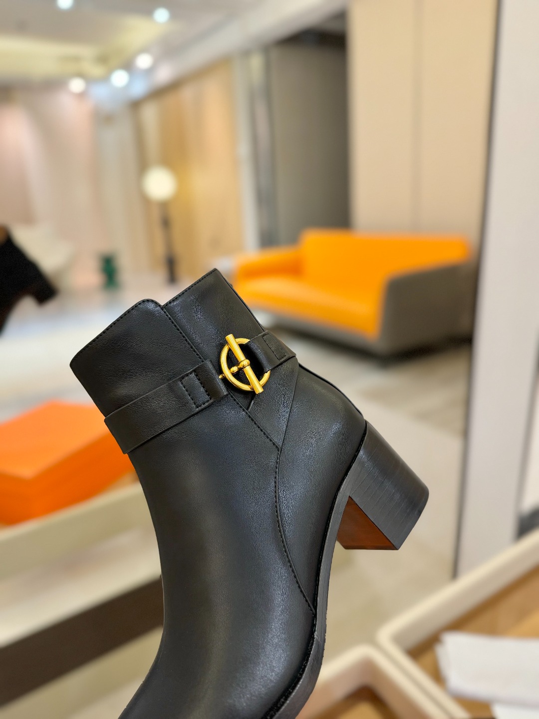 Hermes 🐴 高级 辣妹爱马仕 justine 小牛皮 圆头套筒 骑士筒靴顶级牛品匠心好货!!经典再