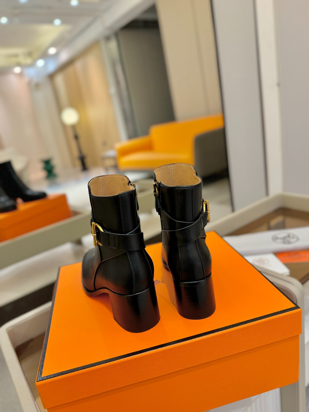 Hermes 🐴 高级 辣妹爱马仕 justine 小牛皮 圆头套筒 骑士筒靴顶级牛品匠心好货!!经典再