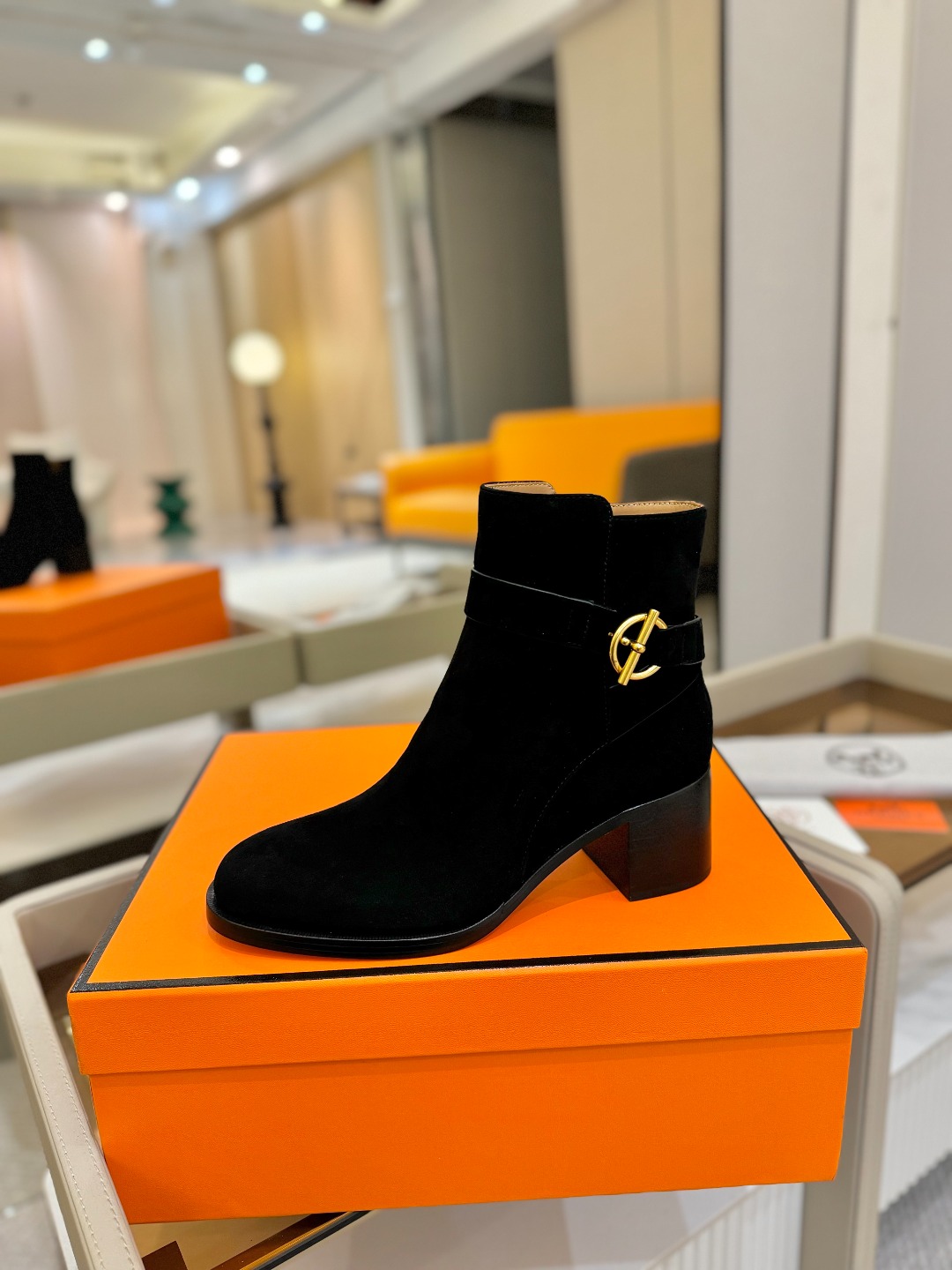 Hermes 🐴 高级 辣妹爱马仕 justine 小牛皮 圆头套筒 骑士筒靴顶级牛品匠心好货!!经典再