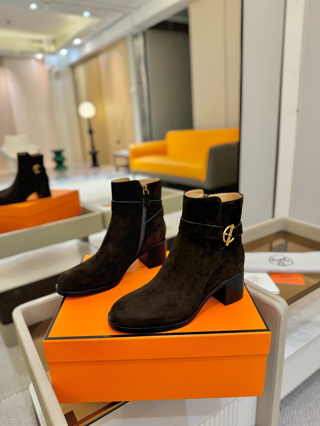 Hermes 🐴 高级 辣妹爱马仕 justine 小牛皮 圆头套筒 骑士筒靴顶级牛品匠心好货!!经典再