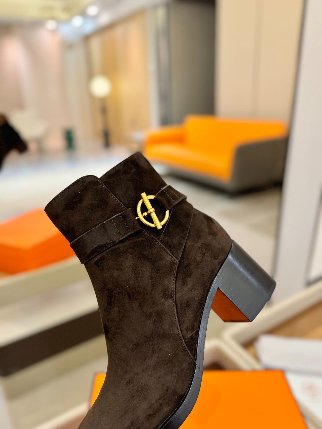Hermes 🐴 高级 辣妹爱马仕 justine 小牛皮 圆头套筒 骑士筒靴顶级牛品匠心好货!!经典再