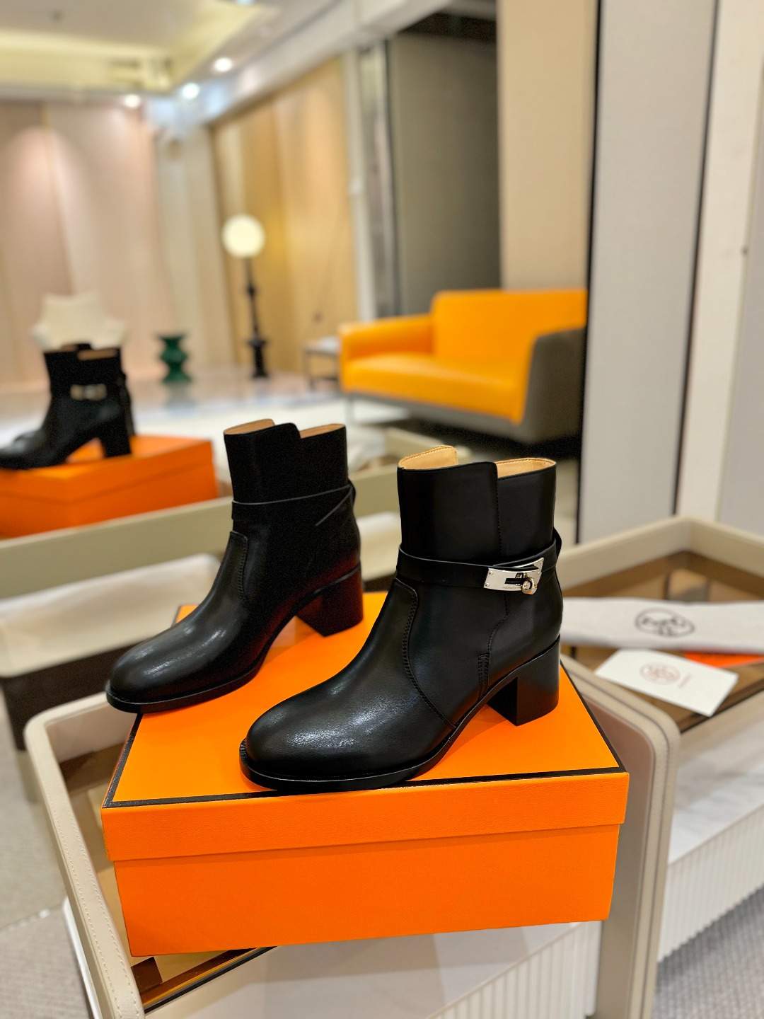Hermes 🐴 高级 辣妹 爱马仕 justine 小牛皮 圆头套筒 骑士筒靴顶级牛品匠心好货!!经典