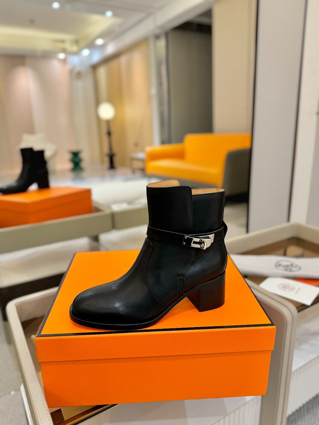 Hermes 🐴 高级 辣妹 爱马仕 justine 小牛皮 圆头套筒 骑士筒靴顶级牛品匠心好货!!经典