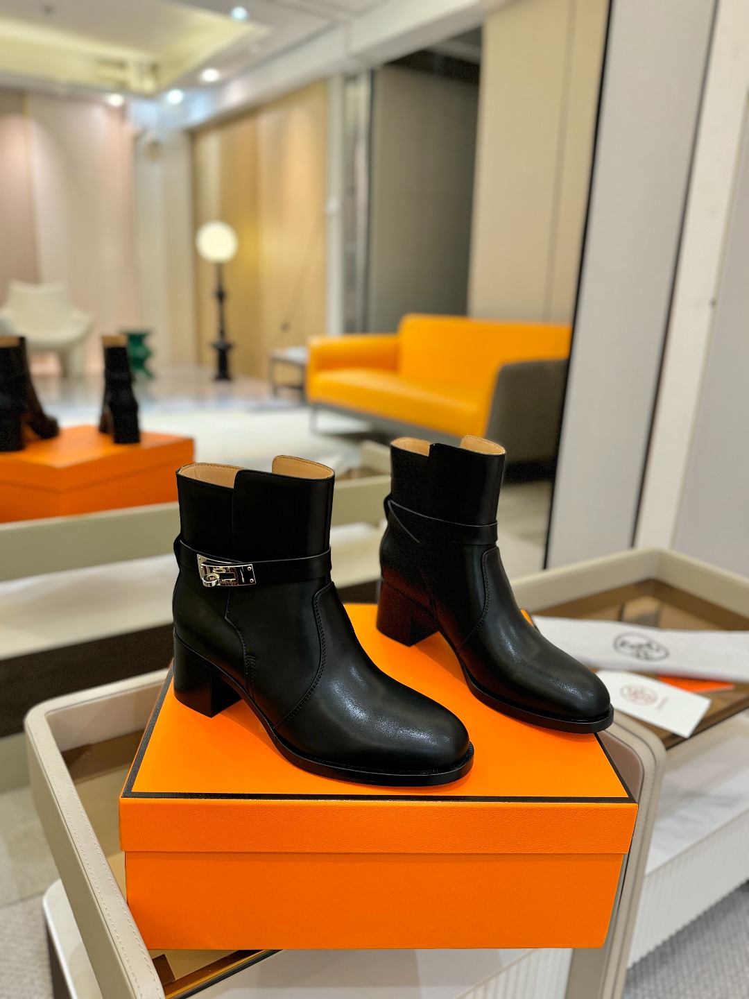 Hermes 🐴 高级 辣妹 爱马仕 justine 小牛皮 圆头套筒 骑士筒靴顶级牛品匠心好货!!经典