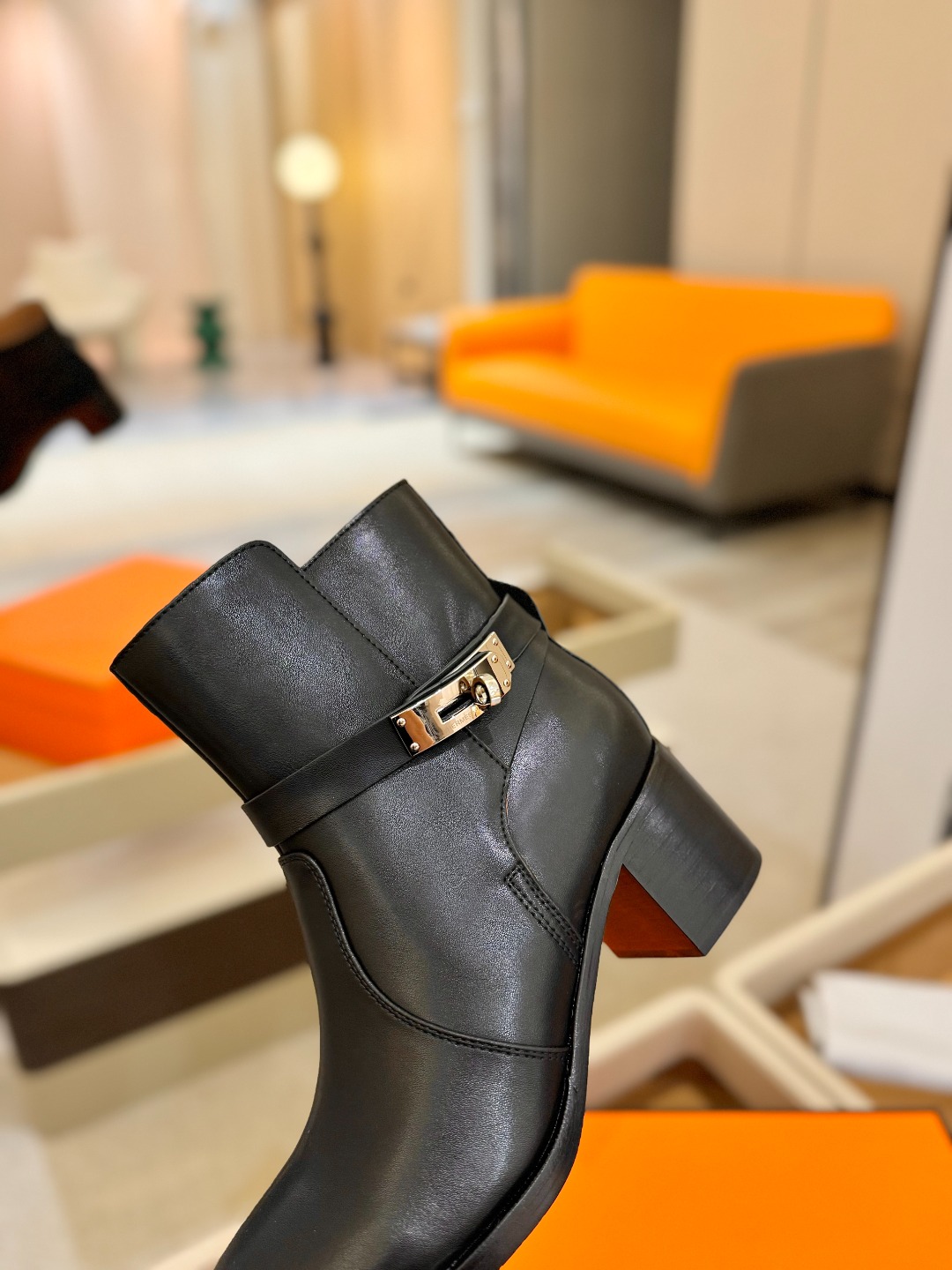 Hermes 🐴 高级 辣妹 爱马仕 justine 小牛皮 圆头套筒 骑士筒靴顶级牛品匠心好货!!经典