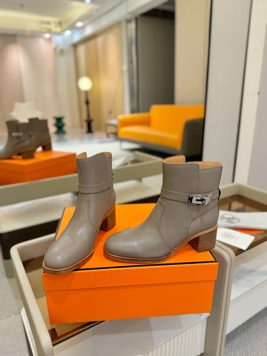 Hermes 🐴 高级 辣妹 爱马仕 justine 小牛皮 圆头套筒 骑士筒靴顶级牛品匠心好货!!经典