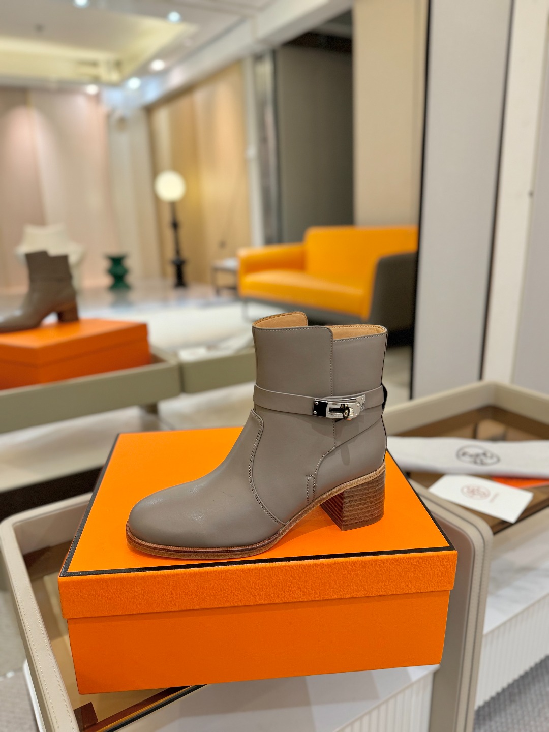 Hermes 🐴 高级 辣妹 爱马仕 justine 小牛皮 圆头套筒 骑士筒靴顶级牛品匠心好货!!经典