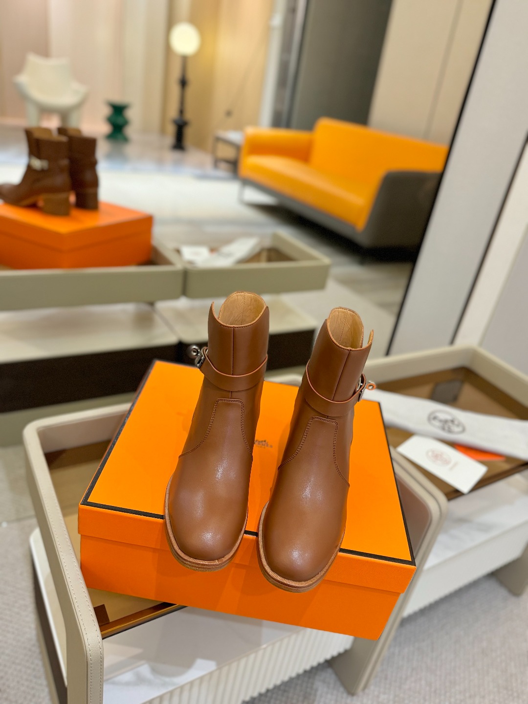 Hermes 🐴 高级 辣妹 爱马仕 justine 小牛皮 圆头套筒 骑士筒靴顶级牛品匠心好货!!经典