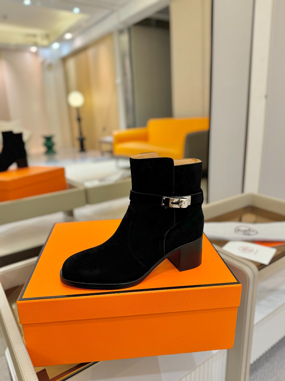 Hermes 🐴 高级 辣妹 爱马仕 justine 小牛皮 圆头套筒 骑士筒靴顶级牛品匠心好货!!经典