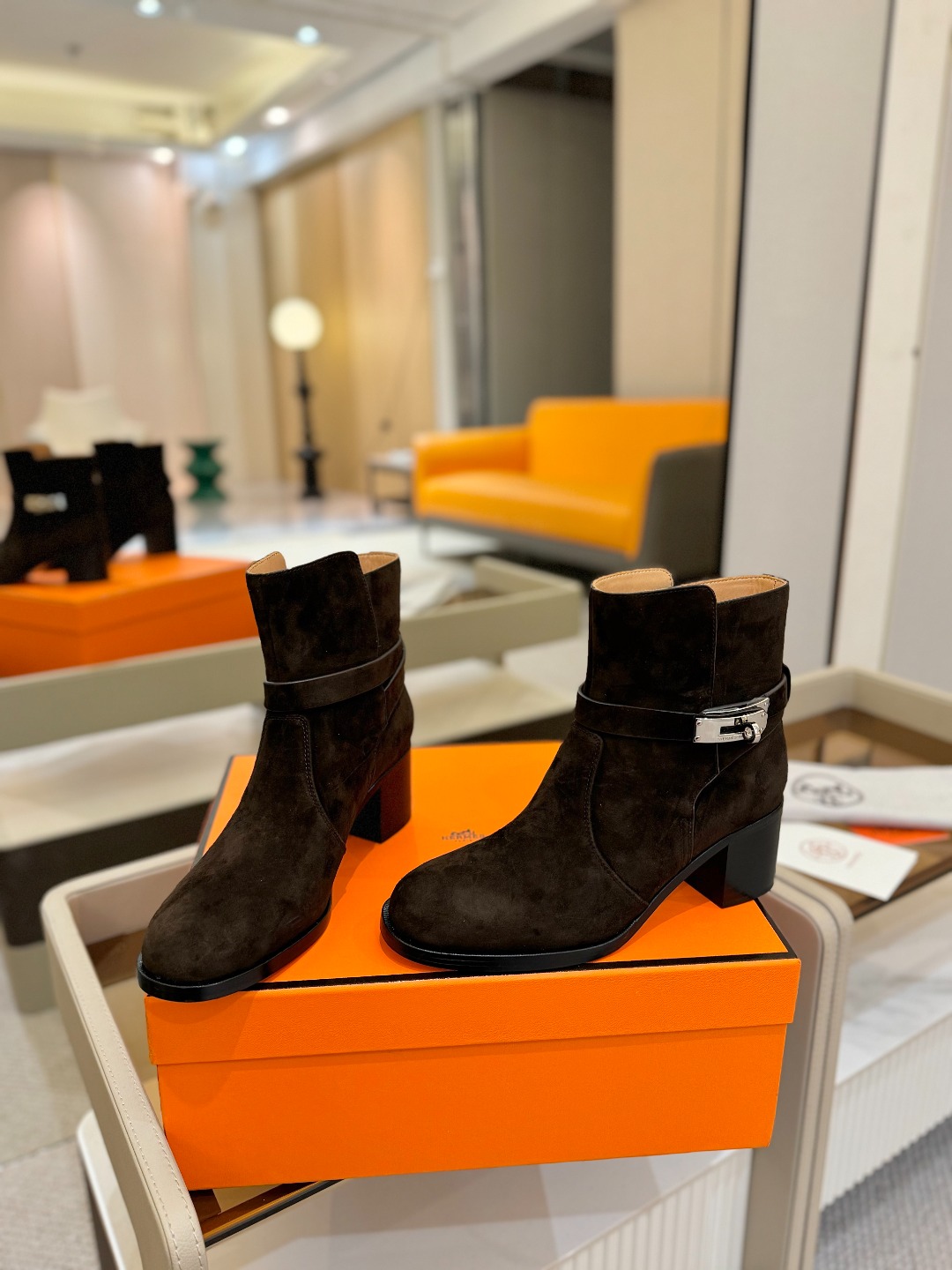 Hermes 🐴 高级 辣妹 爱马仕 justine 小牛皮 圆头套筒 骑士筒靴顶级牛品匠心好货!!经典