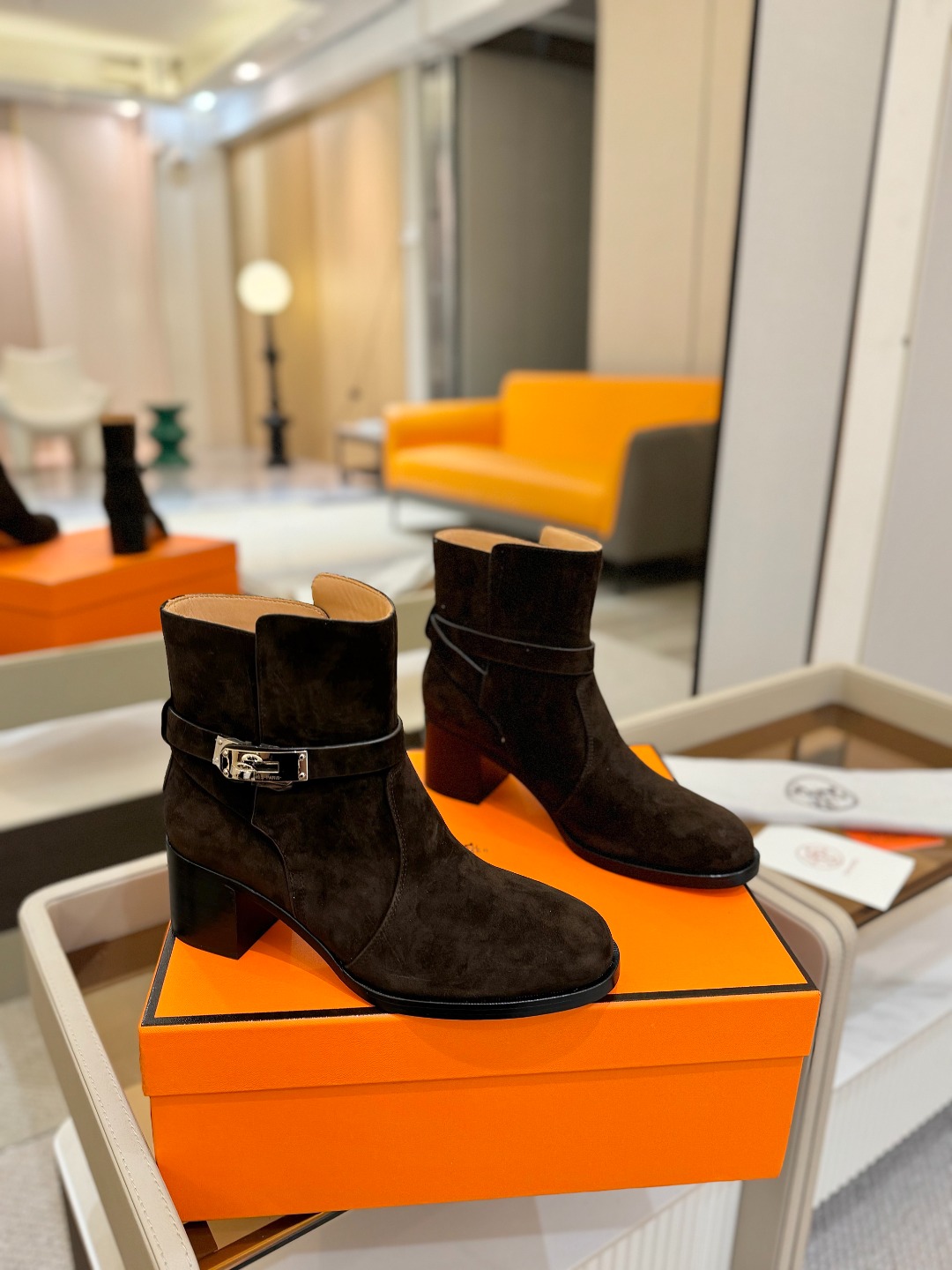 Hermes 🐴 高级 辣妹 爱马仕 justine 小牛皮 圆头套筒 骑士筒靴顶级牛品匠心好货!!经典