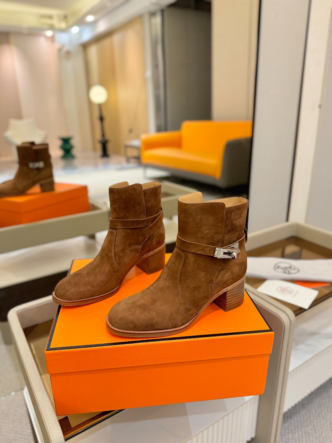 Hermes 🐴 高级 辣妹 爱马仕 justine 小牛皮 圆头套筒 骑士筒靴顶级牛品匠心好货!!经典