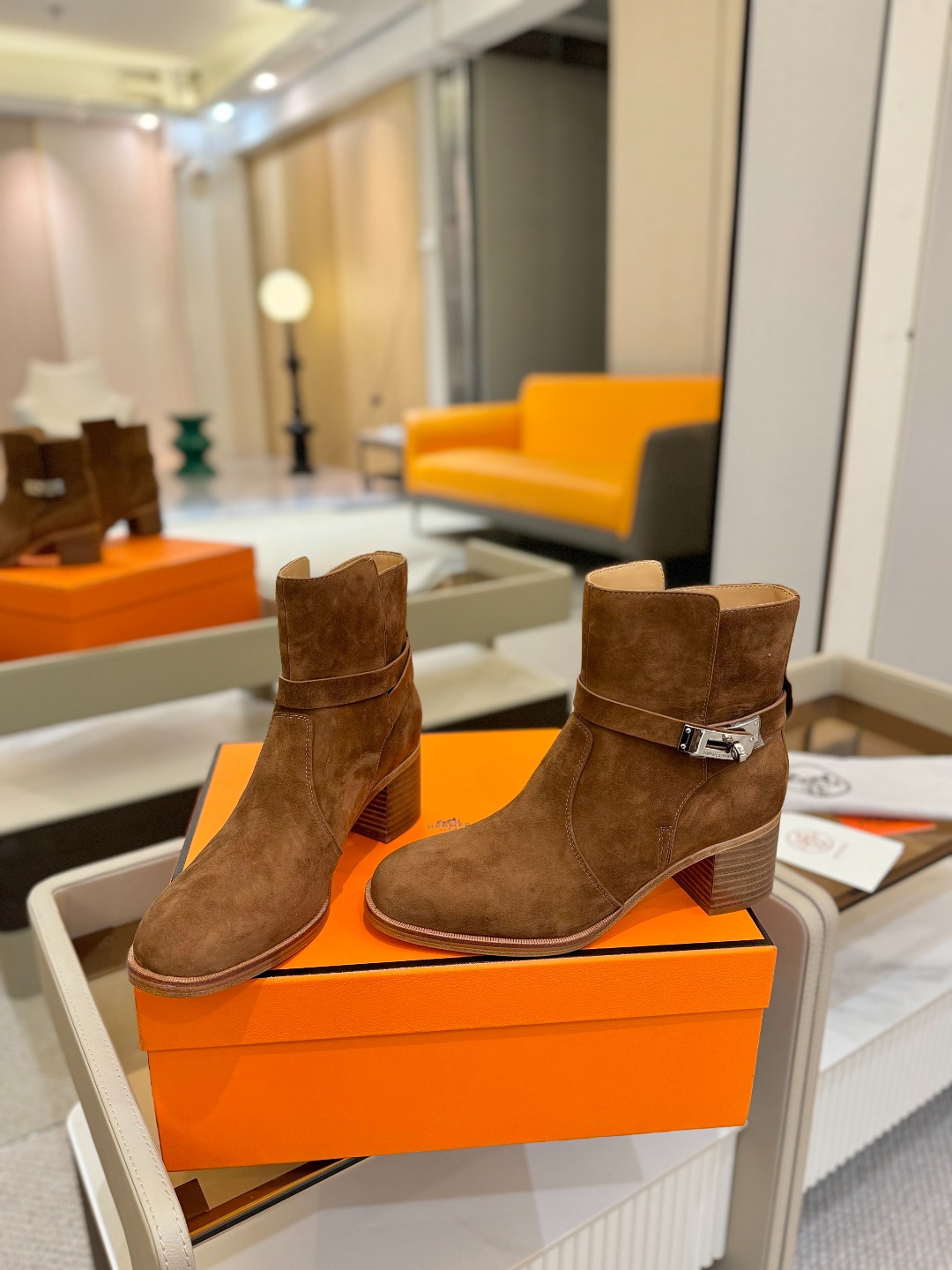 Hermes 🐴 高级 辣妹 爱马仕 justine 小牛皮 圆头套筒 骑士筒靴顶级牛品匠心好货!!经典