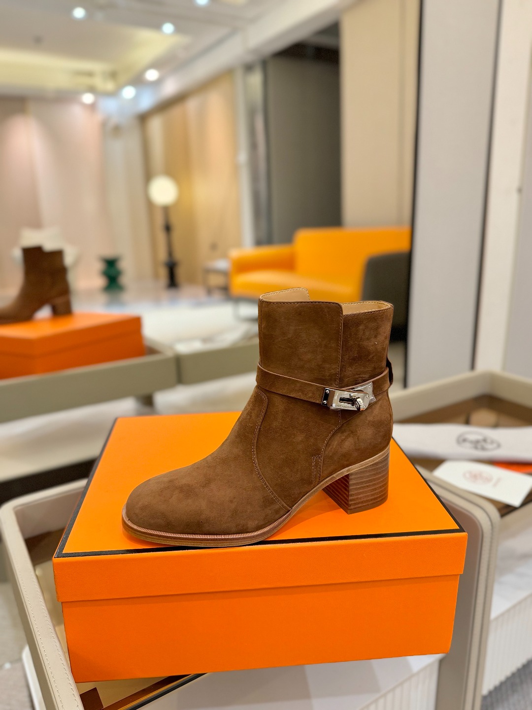 Hermes 🐴 高级 辣妹 爱马仕 justine 小牛皮 圆头套筒 骑士筒靴顶级牛品匠心好货!!经典