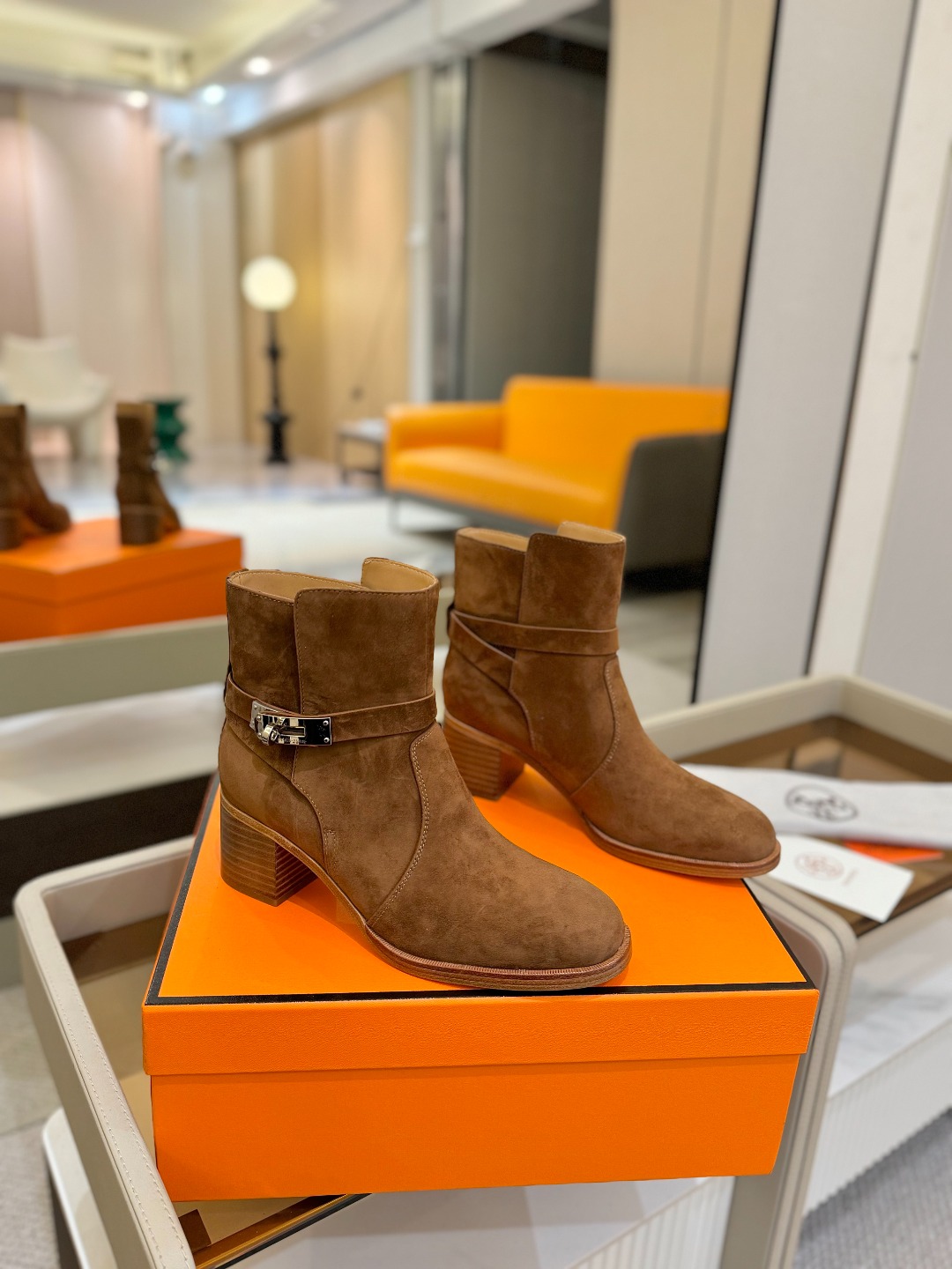 Hermes 🐴 高级 辣妹 爱马仕 justine 小牛皮 圆头套筒 骑士筒靴顶级牛品匠心好货!!经典