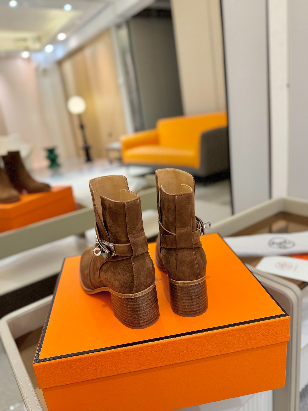 Hermes 🐴 高级 辣妹 爱马仕 justine 小牛皮 圆头套筒 骑士筒靴顶级牛品匠心好货!!经典