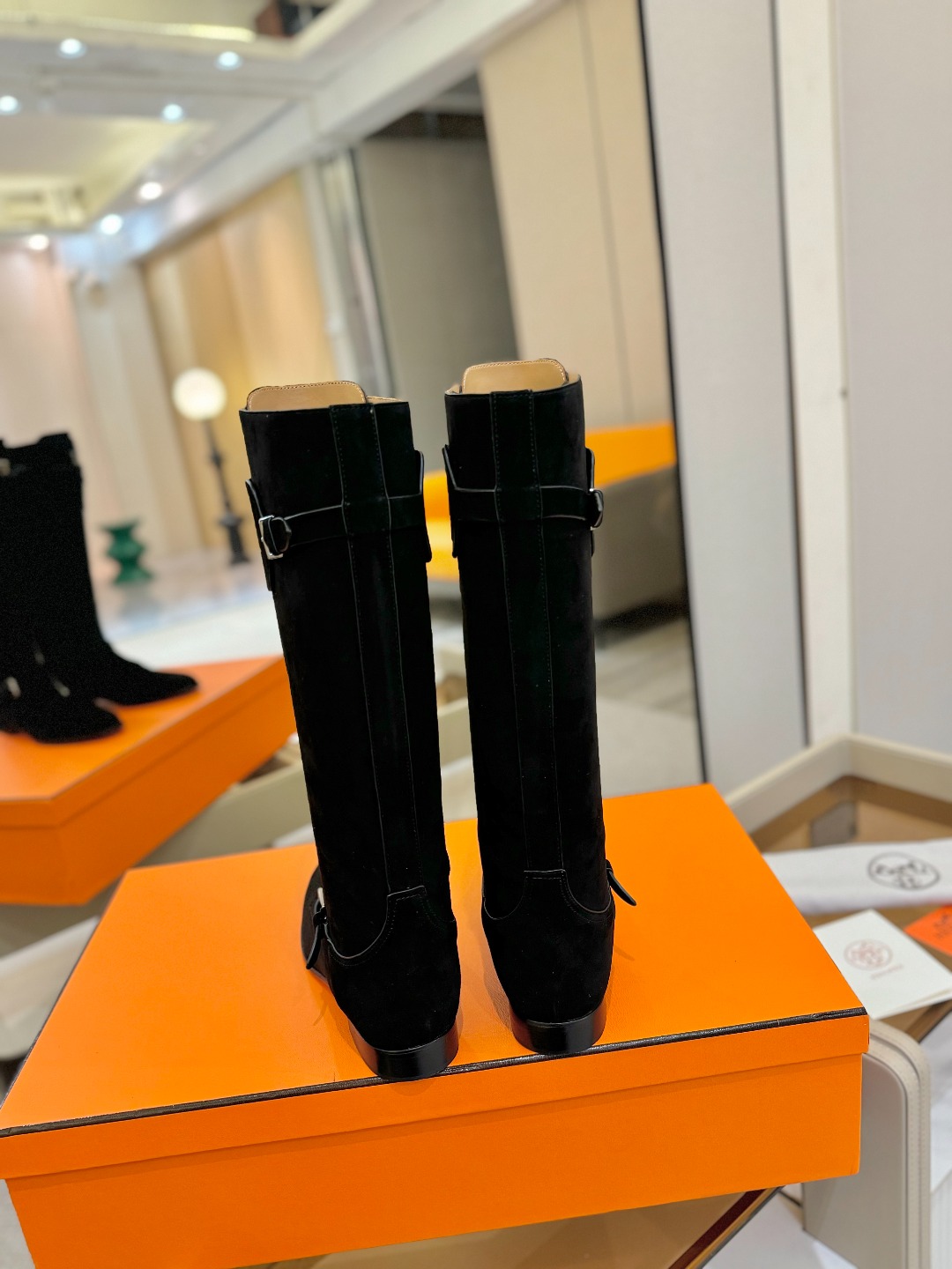 Hermes 🐴 高级 辣妹 爱马仕 justine 小牛皮 圆头套筒 骑士筒靴顶级牛品匠心好货!!经典