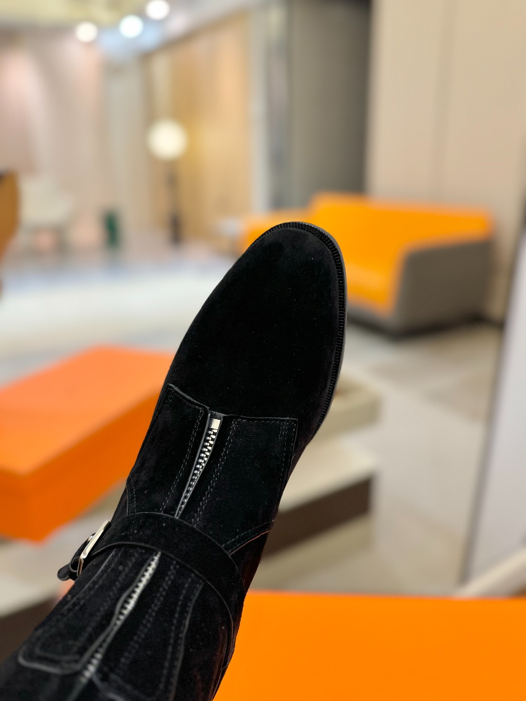 Hermes 🐴 高级 辣妹 爱马仕 justine 小牛皮 圆头套筒 骑士筒靴顶级牛品匠心好货!!经典