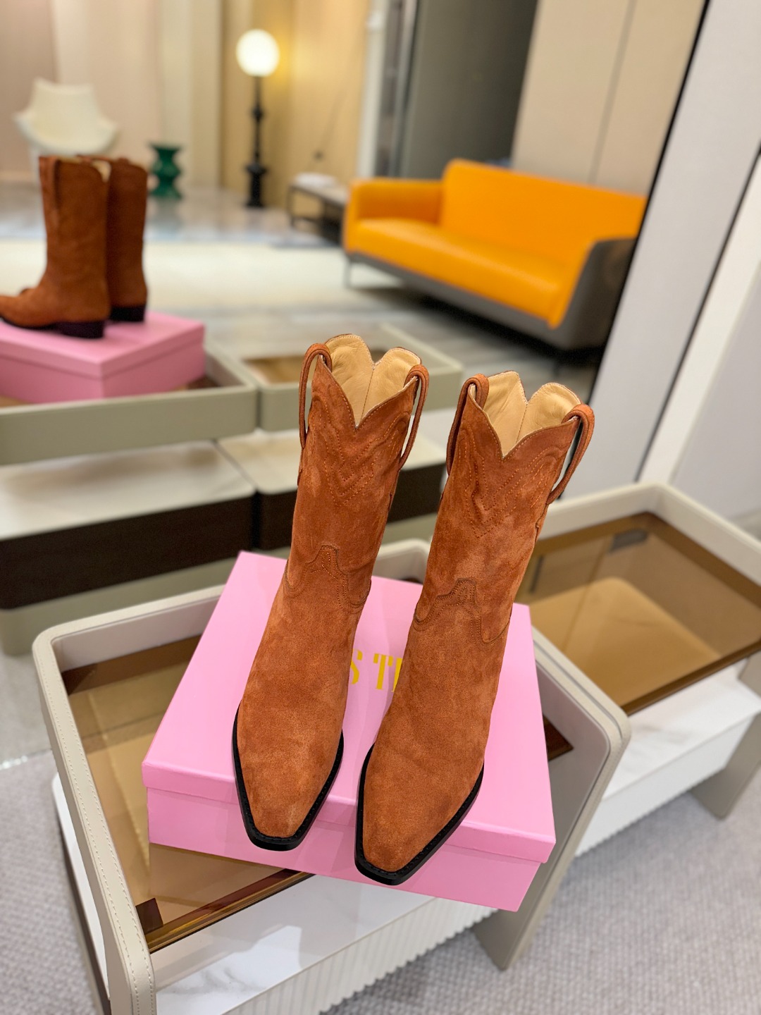 𝙋𝙖𝙧𝙞𝙨 𝙏𝙚𝙭𝙖𝙨 德州巴黎 Paris Texas 西部短战靴 ♡优雅风格，创造不一样的感觉！♡ 