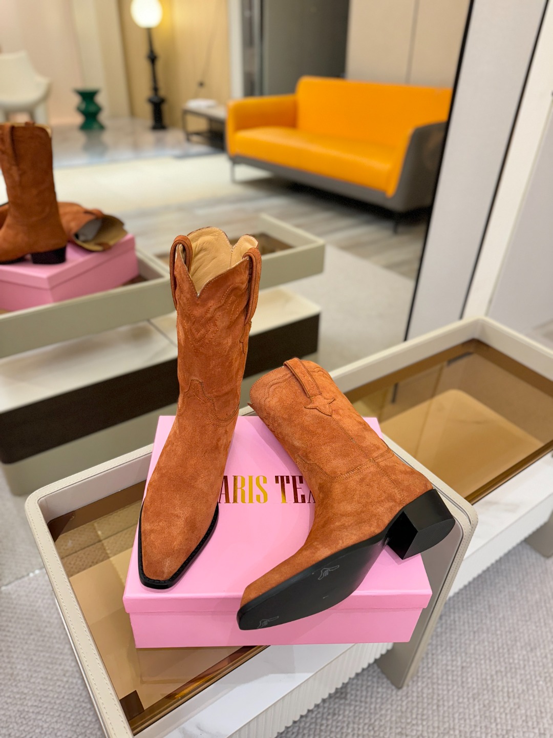 𝙋𝙖𝙧𝙞𝙨 𝙏𝙚𝙭𝙖𝙨 德州巴黎 Paris Texas 西部短战靴 ♡优雅风格，创造不一样的感觉！♡ 