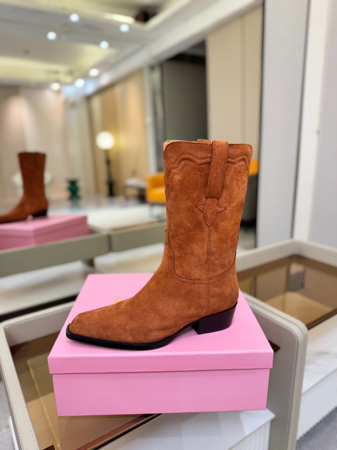 𝙋𝙖𝙧𝙞𝙨 𝙏𝙚𝙭𝙖𝙨 德州巴黎 Paris Texas 西部短战靴 ♡优雅风格，创造不一样的感觉！♡ 