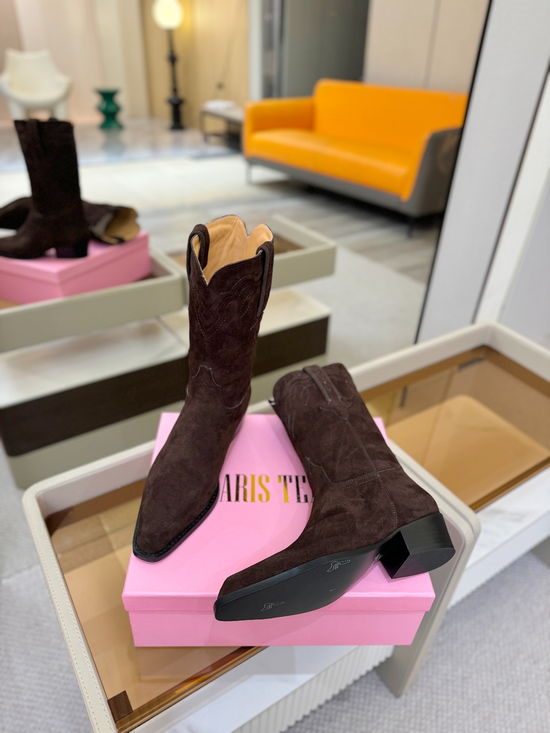 𝙋𝙖𝙧𝙞𝙨 𝙏𝙚𝙭𝙖𝙨 德州巴黎 Paris Texas 西部短战靴 ♡优雅风格，创造不一样的感觉！♡ 