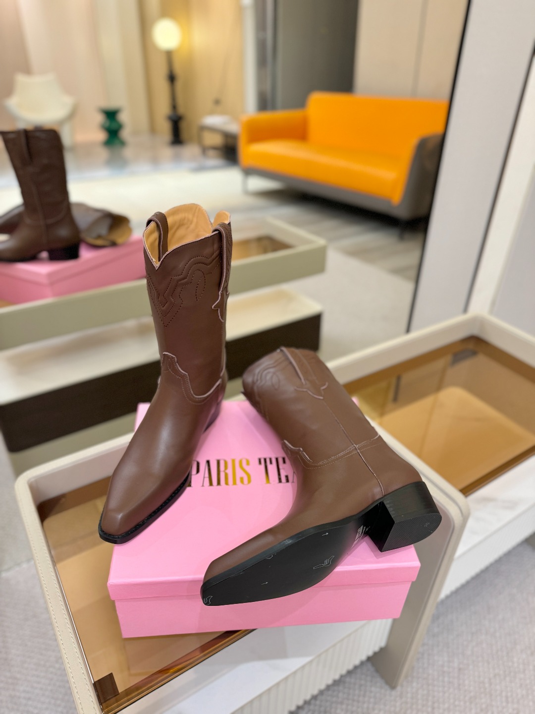 𝙋𝙖𝙧𝙞𝙨 𝙏𝙚𝙭𝙖𝙨 德州巴黎 Paris Texas 西部短战靴 ♡优雅风格，创造不一样的感觉！♡ 