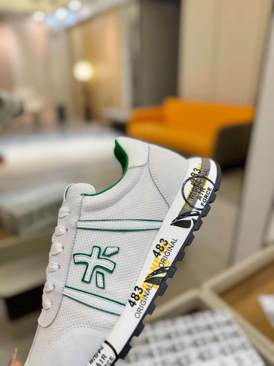 普瑞米亚达 Premiata Lander Trainers 兰诺系列米字低帮复古百搭 休闲训练运动鞋p