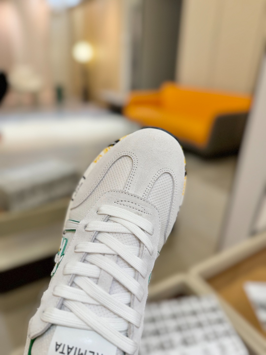 普瑞米亚达 Premiata Lander Trainers 兰诺系列米字低帮复古百搭 休闲训练运动鞋p