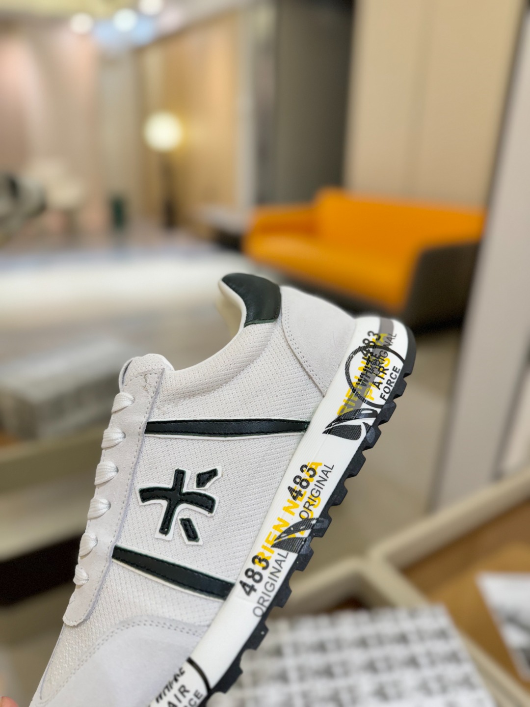 普瑞米亚达 Premiata Lander Trainers 兰诺系列米字低帮复古百搭 休闲训练运动鞋p