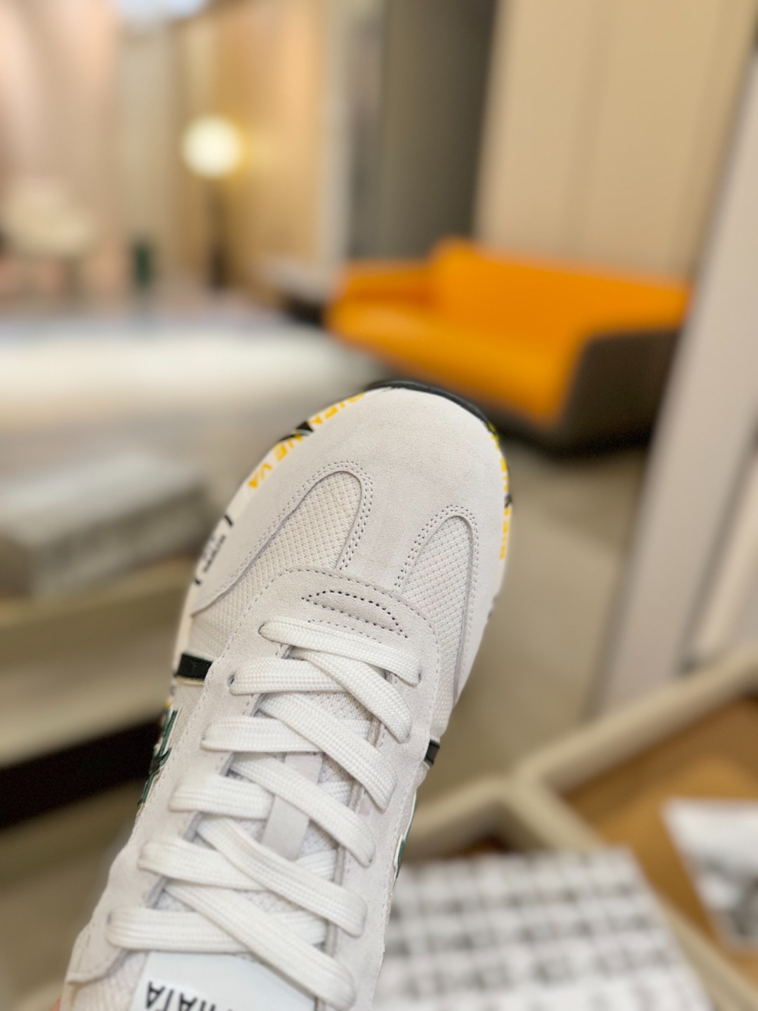 普瑞米亚达 Premiata Lander Trainers 兰诺系列米字低帮复古百搭 休闲训练运动鞋p