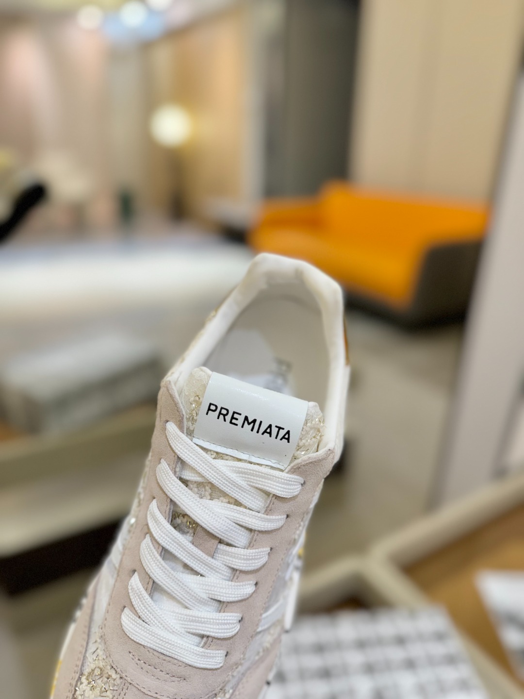 普瑞米亚达 Premiata Lander Trainers 兰诺系列米字低帮复古百搭 休闲训练运动鞋p