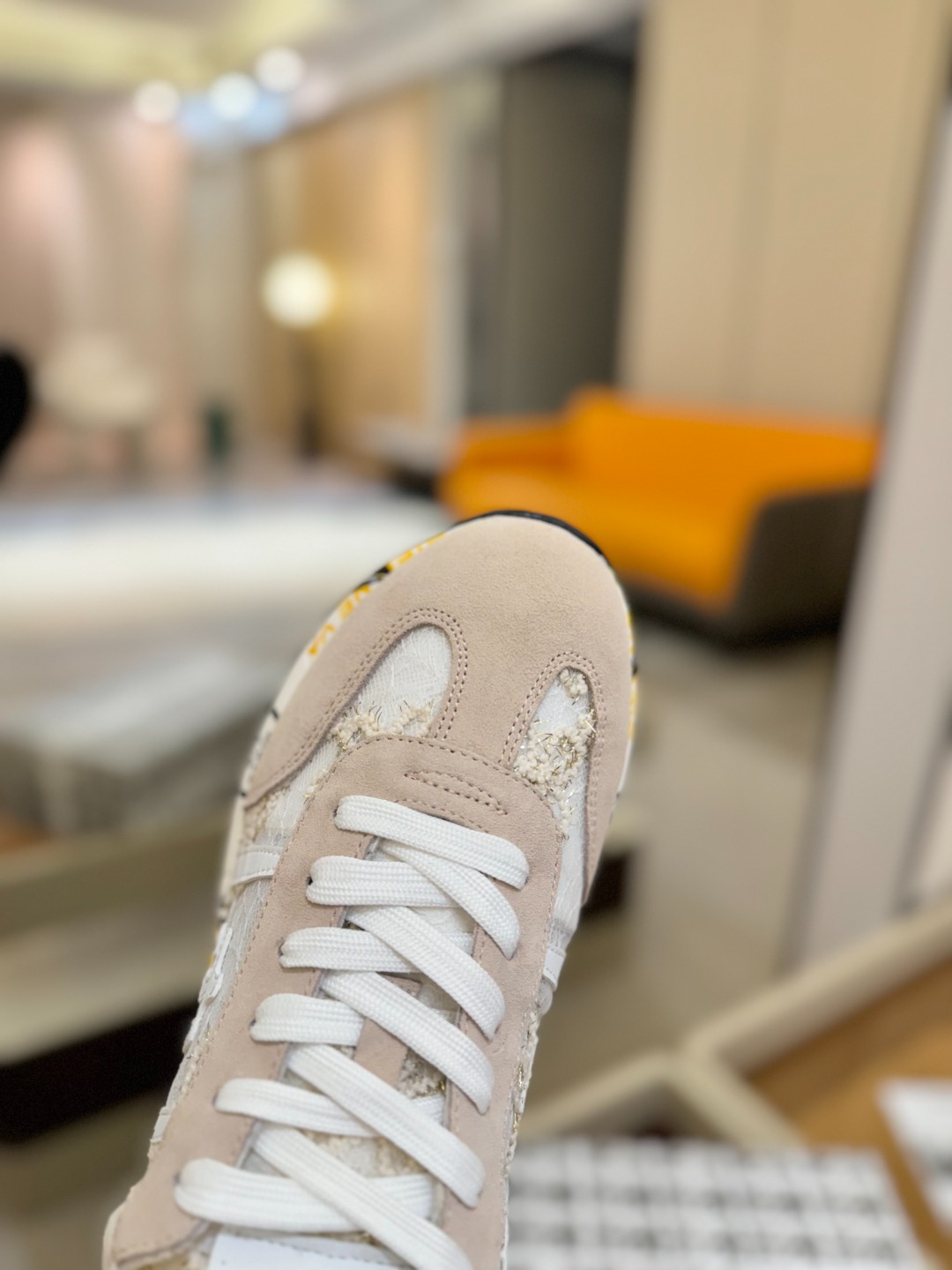 普瑞米亚达 Premiata Lander Trainers 兰诺系列米字低帮复古百搭 休闲训练运动鞋p