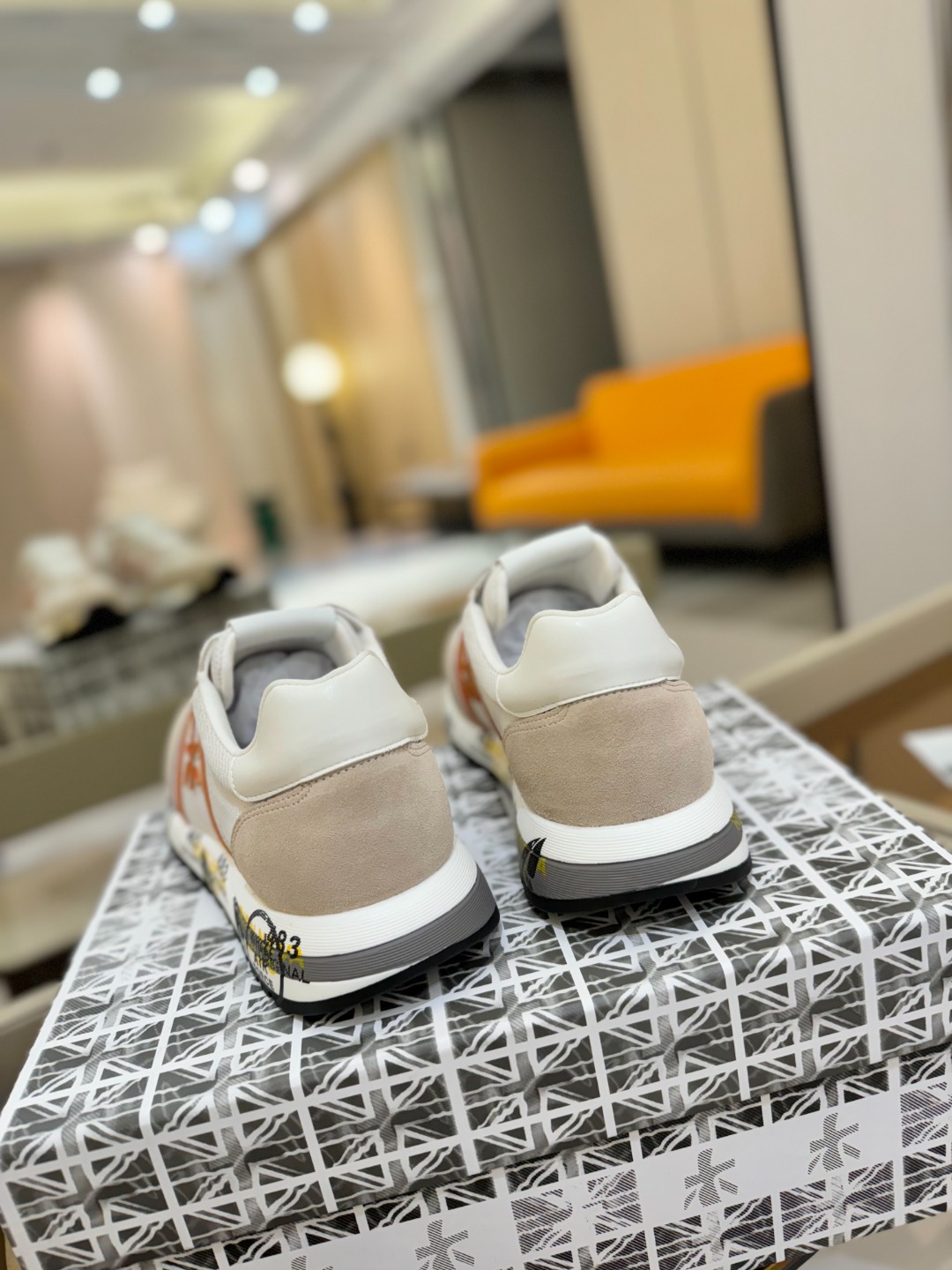 普瑞米亚达 Premiata Lander Trainers 兰诺系列米字低帮复古百搭 休闲训练运动鞋p