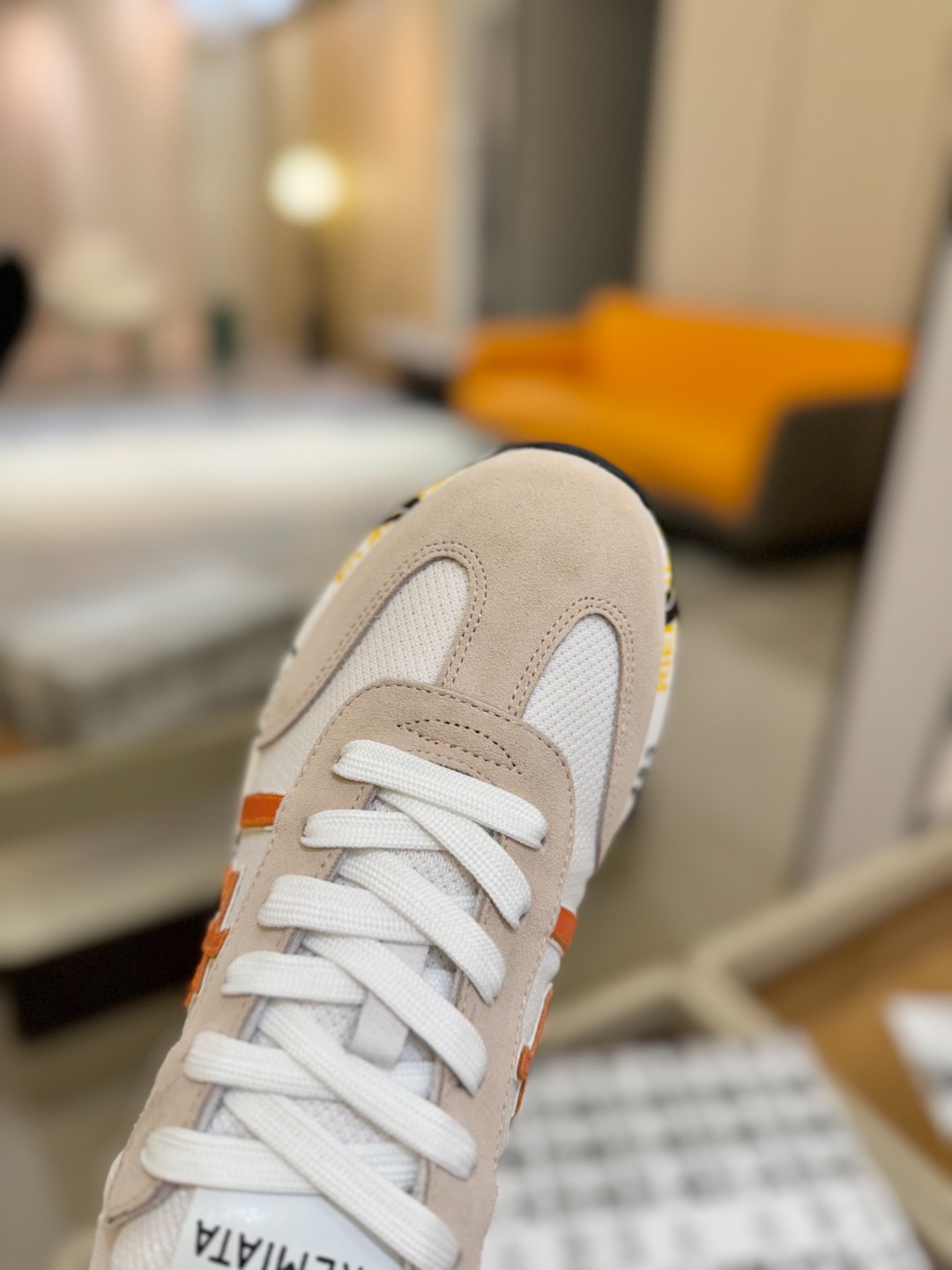 普瑞米亚达 Premiata Lander Trainers 兰诺系列米字低帮复古百搭 休闲训练运动鞋p