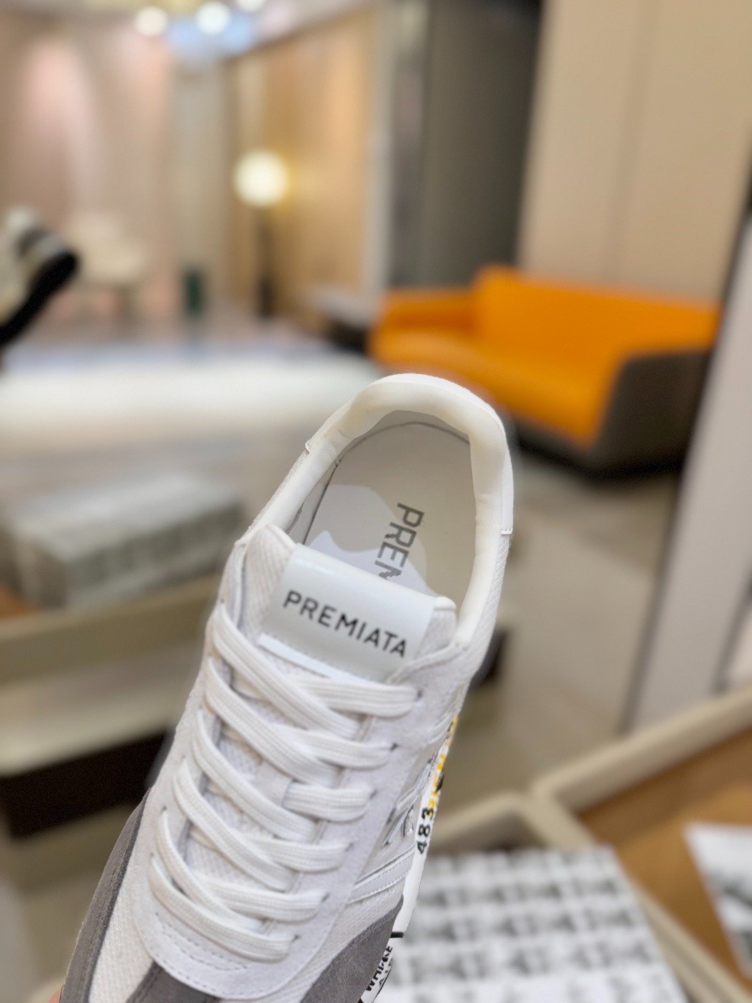 普瑞米亚达 Premiata Lander Trainers 兰诺系列米字低帮复古百搭 休闲训练运动鞋p